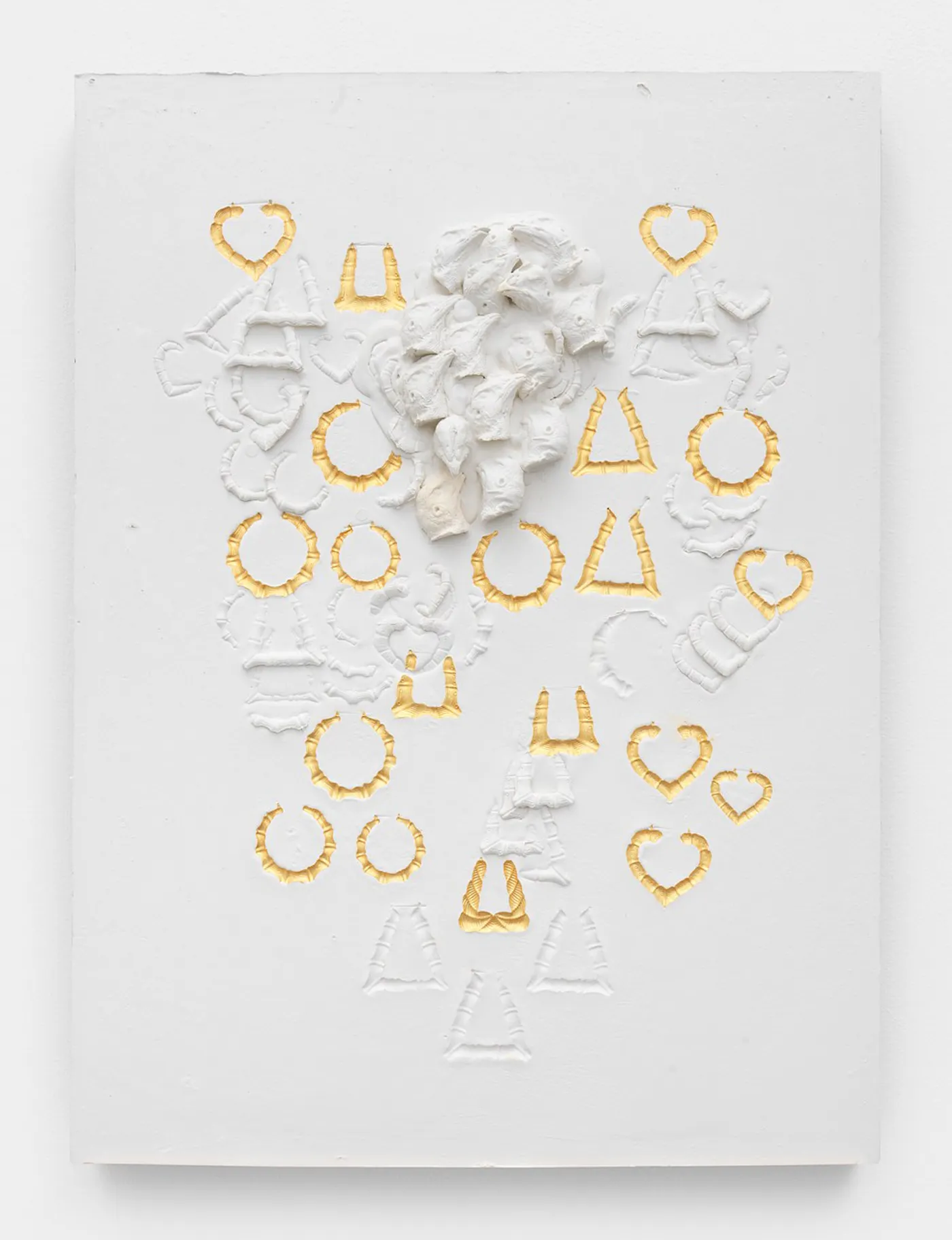 artworks/a1IUb000005zGubMAE/Large-Composition-with-Round-Earrings,-Heart-Earrings,-Bamboo-Earrings-and-Chickenheads-with-Twenty-Gold-Impressions-ay5skiir.jpg