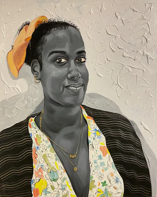Girl with the Golden Necklace