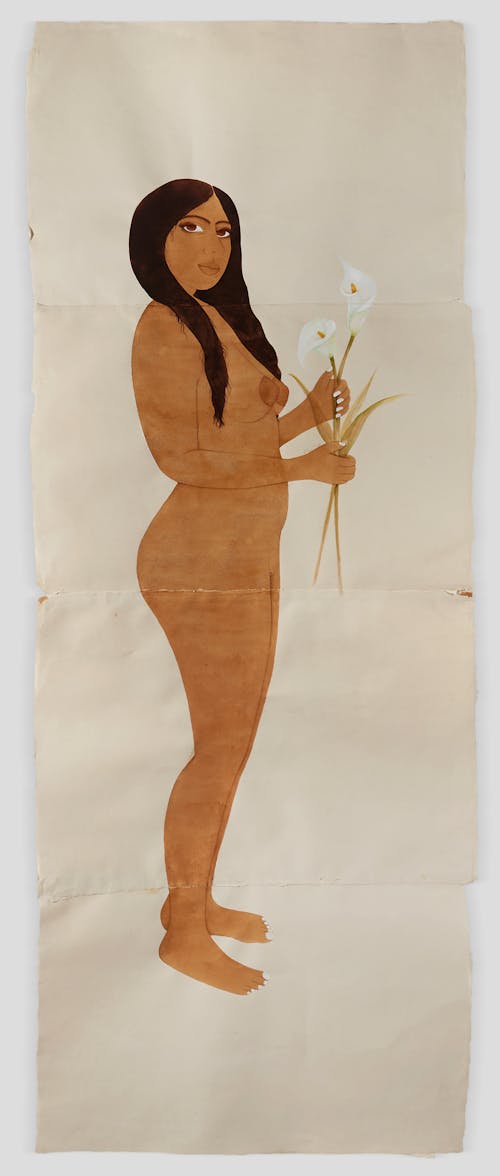 Untitled (after Picasso's Young Girl with a Flower Basket)