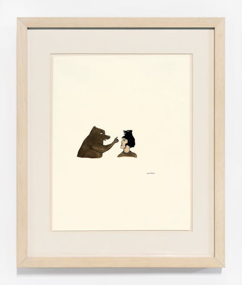 Untitled (Female Figure with Bear)