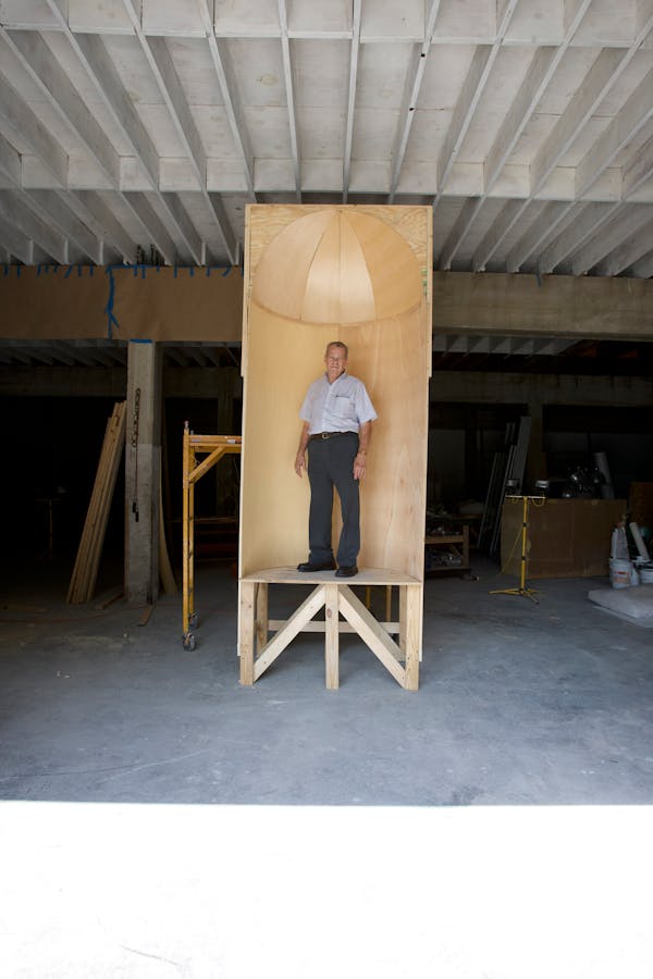 (Untitled) Artist's Father Standing Inside of the Niche